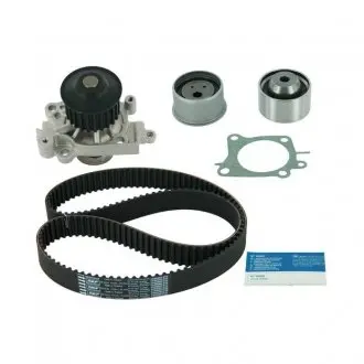 MITSUBISHI К-кт. грм (ремінь + 2 ролика+помпа) CARISMA -06, SPACE STAR -04, VOLVO S40 I SKF VKMC 95624