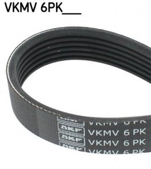 Ручейковый ремень SKF VKMV 6PK1020 R (фото 1)