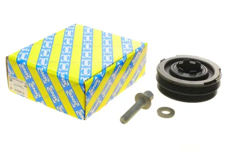 Шків(з болтом) паса поліклинового з демфером Land Rover Freelander 2.0d SNR DPF350.05K1