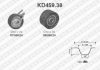 Рем. комплект грм: ремень + ролики SNR KD459.38 (фото 1)