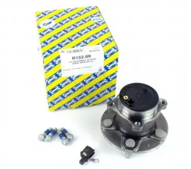 Ступица задняя (ступичный подшипник в сборе) с датчиком ABS SNR R152.69
