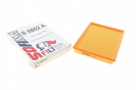 Фільтр повітряний ford "1,3-1,6 "01-08 SOFIMA S0802A