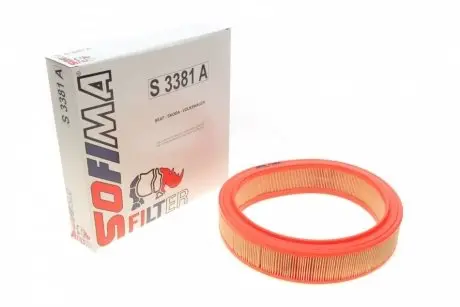 Фільтр повітряний seat/skoda "1,0-1,4 "93-04 SOFIMA S3381A
