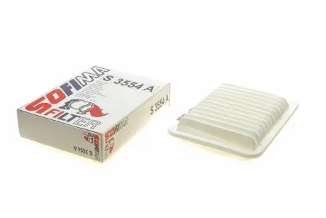 Фільтр повітряний Toyota Auris/Avensis/Corolla/RAV 4 III/RAV 4 IV/Yaris 1.2-2.0 07- SOFIMA S3554A