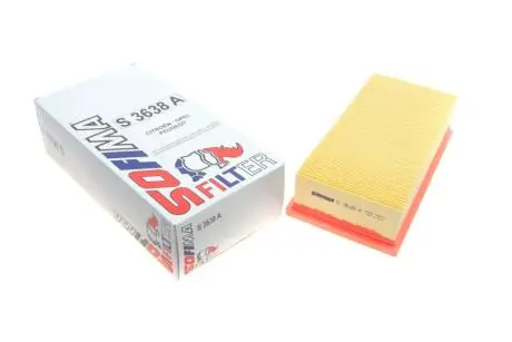 Фільтр повітряний Citroen C3/Peugeot 208/308 1.0/1.2VTi/PureTech 12- SOFIMA S 3638 A