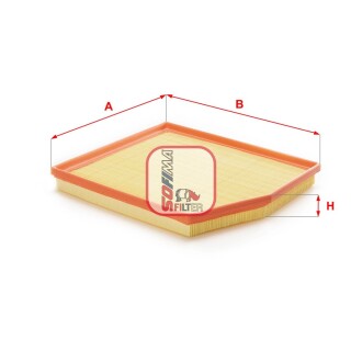 Фільтр повітряний BMW E82/E88/E90/E91/E92/E93 SOFIMA S3778A