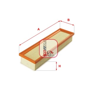 Фільтр повітряний Peugeot 207/Citroen C3 1.4 06- SOFIMA S 3A15 A