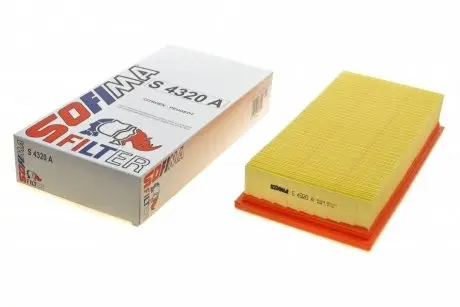 Фільтр повітряний citroen/peugeot "2,0 "87-04 SOFIMA S4320A