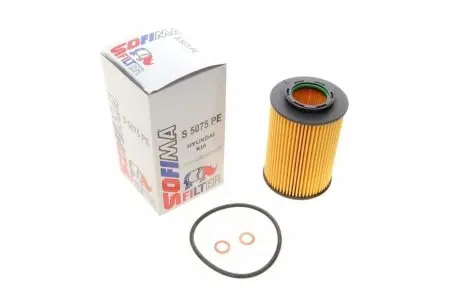 Фільтр масляний hyindai/kia "2,0-2,2 "06-10 SOFIMA S5075PE