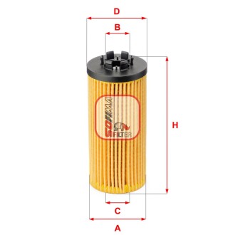 Фільтр оливи BMW X1 (F48)/1 (F40) /2 (F45/F46) 1.5-2.0 14- (B38/B47/B48) SOFIMA S 5211 PE