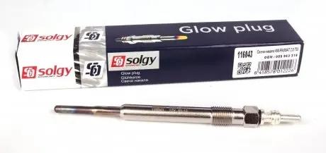 Свеча накала 2.5 TDI V6 Solgy 116043