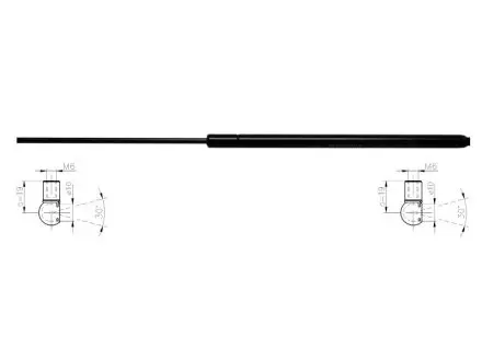 Амортизатор багажника STARLINE 76.44.800