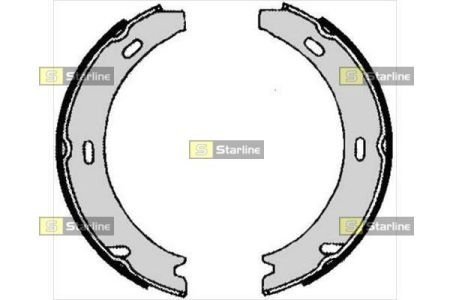 Комплект тормозных колодок STARLINE BC 04730 (фото 1)