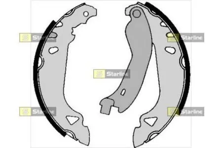 Комплект тормозных колодок STARLINE BC 05040