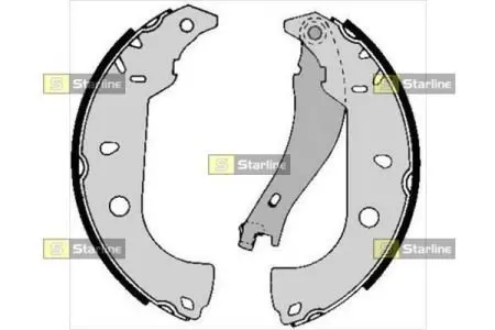 Комплект гальмівних колодок STARLINE BC 05050