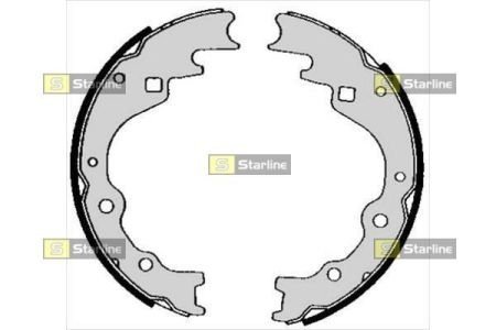 Комплект тормозных колодок STARLINE BC 05450 (фото 1)