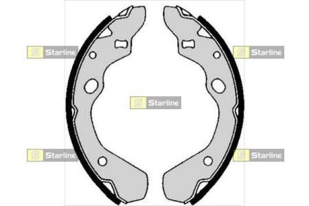 Комплект тормозных колодок STARLINE BC 05800