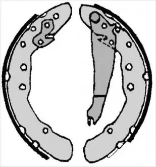 Комплект тормозных колодок STARLINE BC 06850