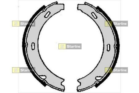 Комплект тормозных колодок STARLINE BC 06870 (фото 1)
