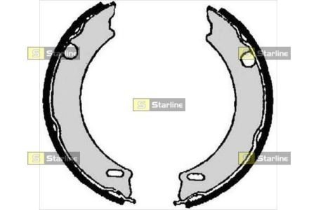 Комплект тормозных колодок STARLINE BC 06900 (фото 1)