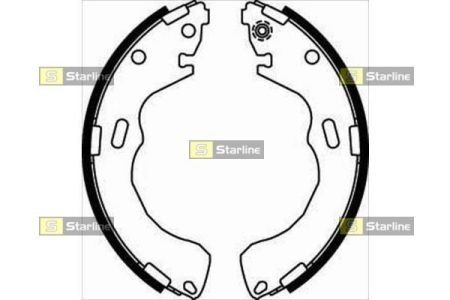 Комплект тормозных колодок STARLINE BC 08030 (фото 1)