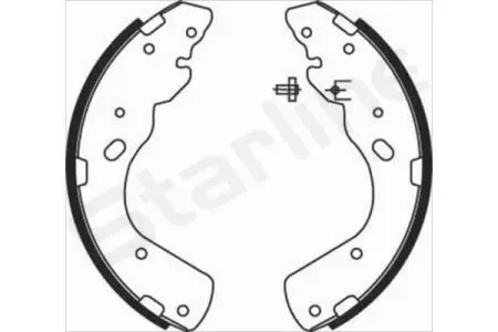 Комплект тормозных колодок STARLINE BC 08450