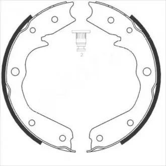 Комплект тормозных колодок STARLINE BC 08970