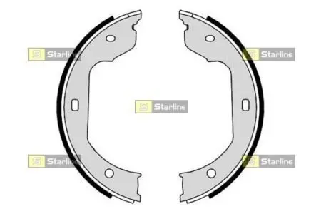 Комплект тормозных колодок STARLINE BC 09110