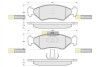 Комплект гальмівних колодок STARLINE BD S112 (фото 1)