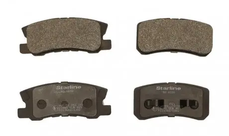 Комплект тормозных колодок STARLINE BD S220