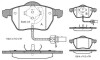 Комплект тормозных колодок STARLINE BD S301 (фото 1)