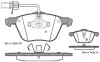 Комплект гальмівних колодок STARLINE BD S312 (фото 1)