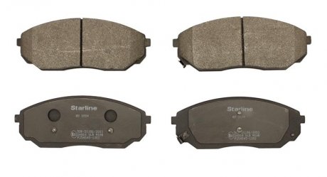 Комплект тормозных колодок STARLINE BD S504 (фото 1)