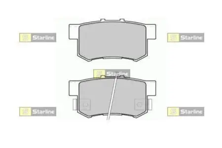 Комплект тормозных колодок STARLINE BD S519