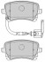 Комплект гальмівних колодок STARLINE BD S826P (фото 1)