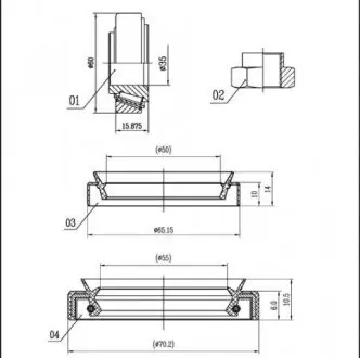Пiдшипник ступицi колеса STARLINE LO 00687