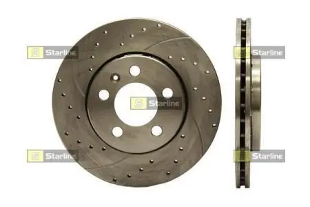 Тормозной диск перфорированный STARLINE PB 2958S