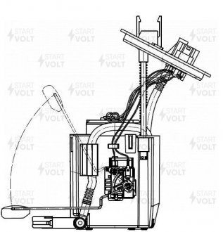 Модуль топливного насоса для а/м Hyundai/KIA i40 (11-) 2.0i/Optima (09-) 2.0i/2.4i СтартВОЛЬТ STARTVOLT SFM 0816