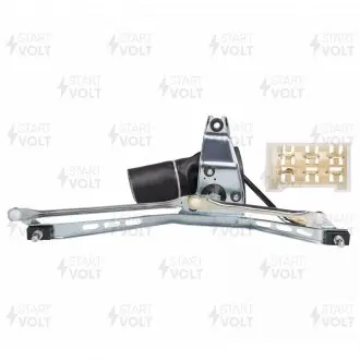 Стеклоочиститель 2108-099/2113-15 в сборе (трапеция+мотор) (D=10мм) СтартВОЛЬТ STARTVOLT VWA01015