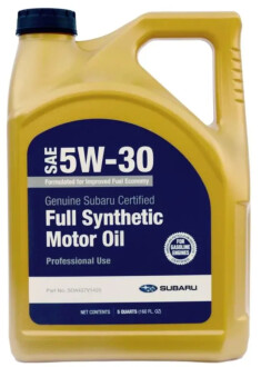 Масло моторное Full Synthetic Motor Oil 5W-30 (4,73л) SUBARU SOA427V1425