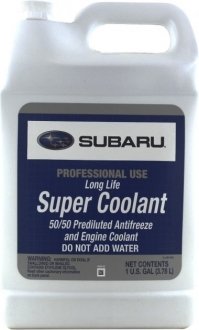 Антифриз готовый "Super Coolant 50/50 prediluted Antifreeze", 3.78л SUBARU SOA868V9270