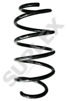 VW Пружина передняя L=307mm Golf VI,Skoda Octavia III (спорт.подв.) (красн./белый/розов.) SUPLEX 39333