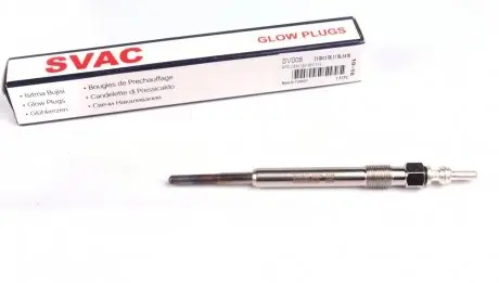 Свеча накала VW Passat/Audi A4/A6/A8 2.5TDI 98- SVAC SV008