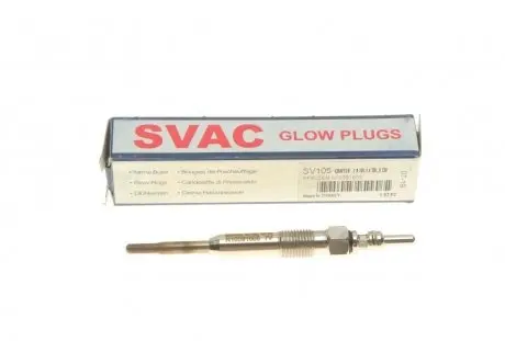 Свеча накала VW T5/Crafter (7V) (M10x1mm) SVAC SV105