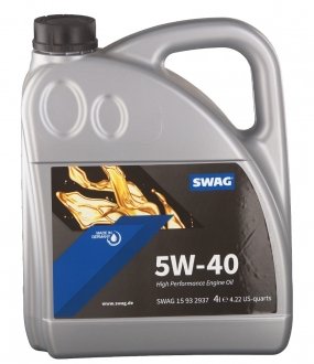 Олива моторна Engine Oil 5W-40 (4л) SWAG 15932937