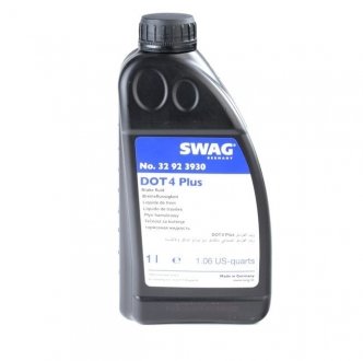 Тормозная жидкость DOT 4+, 1L SWAG 32923930