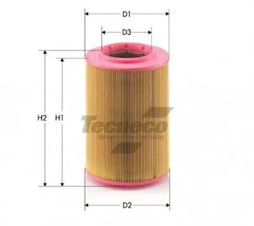 Фiльтр повiтряний VW T4 1, 9D 2, 0 2, 4D 2, 5 9 Tecneco AR259