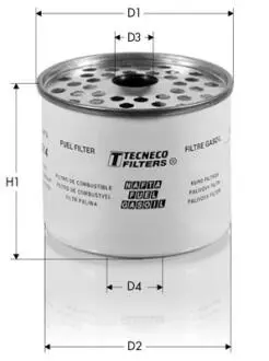 Фільтр паливний Fiat Ducato 90-/Iveco Daily/Peugeot Boxer 94- Tecneco GS014