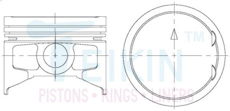 Поршни (комплект) TEIKIN 43217050