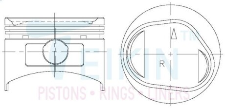 Поршень TEIKIN 43218100